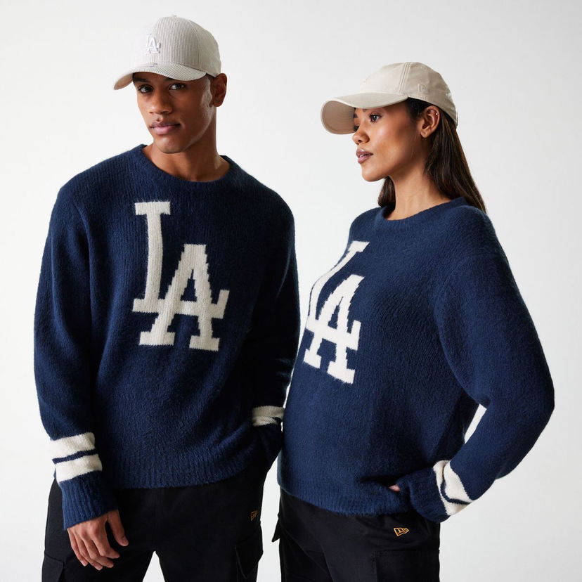 Sveter New Era New Era MLB LA Dodgers Knit Sweater Navy | 60684329