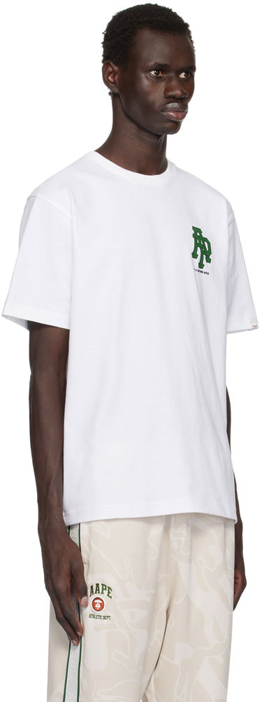 Tričko AAPE by A Bathing Ape AAPE by A Bathing Ape Logo Short Sleeve T-Shirt Biela | AAPTEM1562XXNWHX, 1