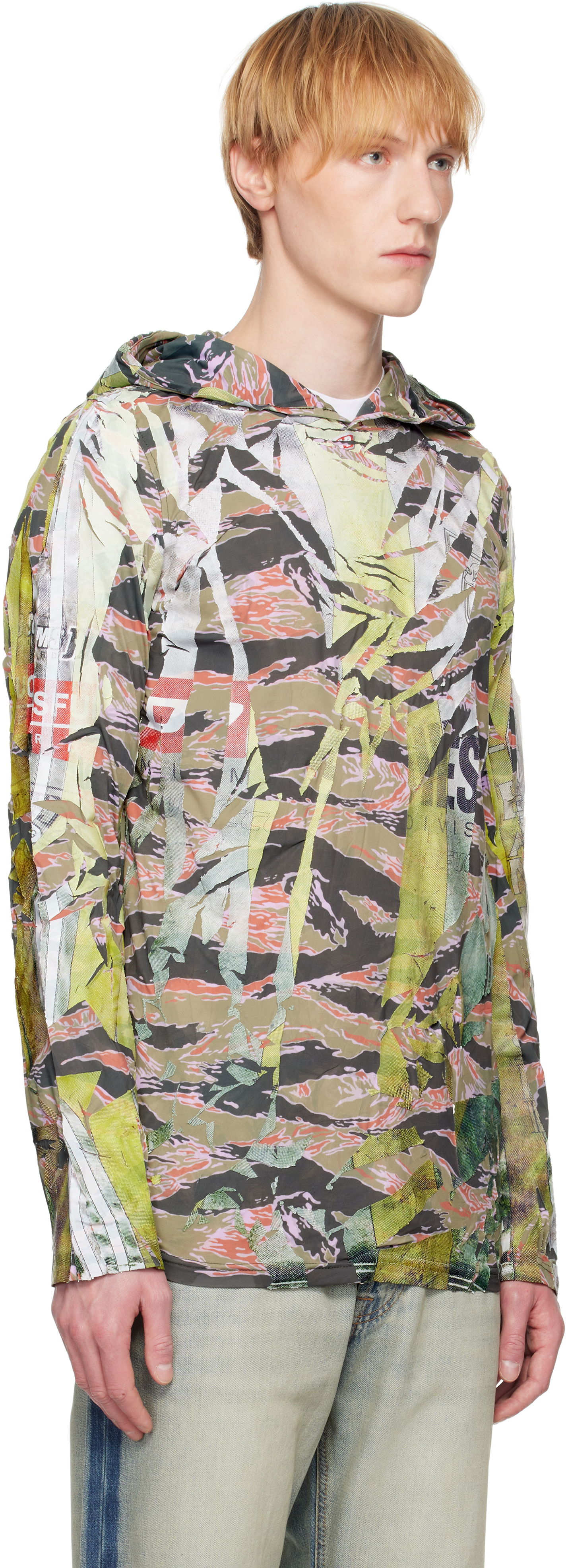 Mikina Diesel Diesel T-Gillis Graphic-Print Hoodie Rôznofarebný | A18072-0SKBT-5BVA, 1