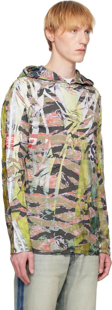 Mikina Diesel Diesel T-Gillis Graphic-Print Hoodie Rôznofarebný | A18072-0SKBT-5BVA, 1