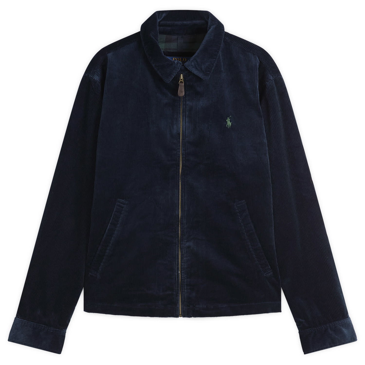 Vetrovka Polo by Ralph Lauren Corduroy Windbreaker Jacket, Size Large Navy | 710968125006-NVY, 1