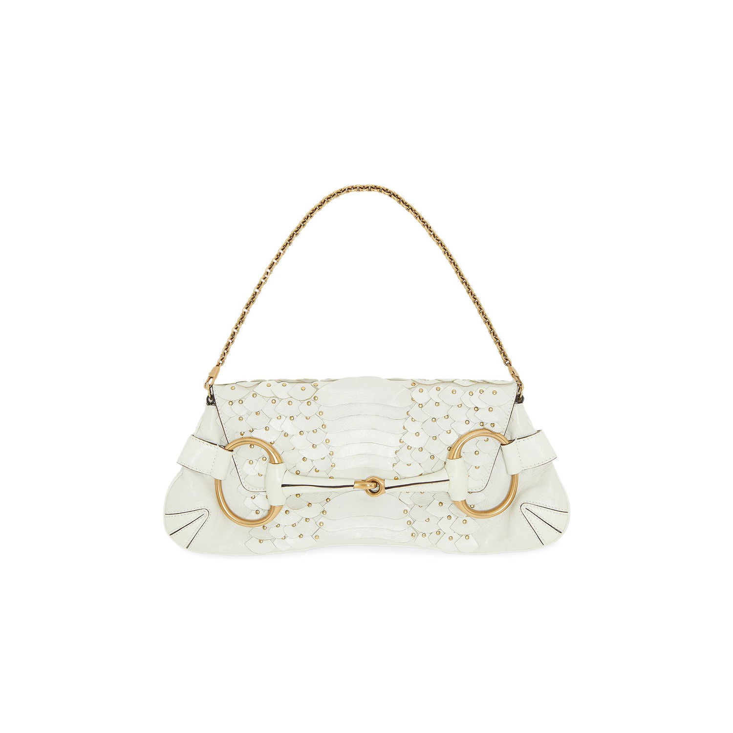Kabelka Gucci Vintage x Tom Ford Horsebit 1955 Leather Top Handle Bag Béžová | 0047 200000406TFTH IVOR SA, 1