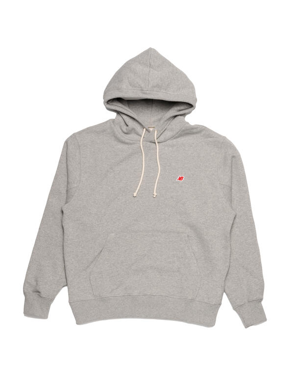 Mikina New Balance Hoodie Made in USA Šedá | MT21540_AG, 0