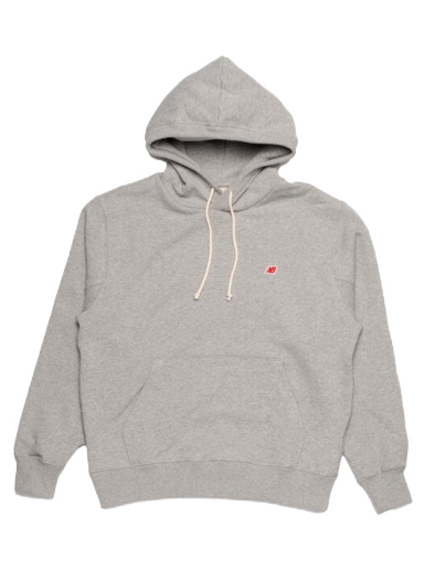 Mikina New Balance Hoodie Made in USA Šedá | MT21540_AG