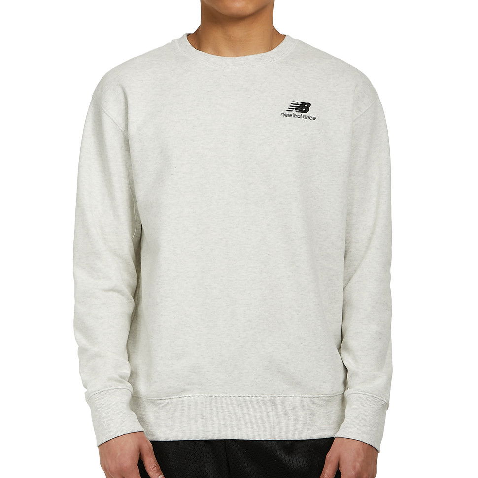 Mikina New Balance Essentials Uni-ssentials Crew Neck Sweater Šedá | UT21501_SAH, 0