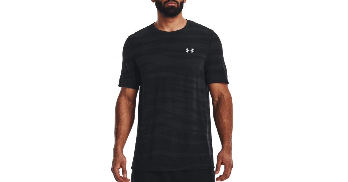Tričko Under Armour Seamless Wave Short Sleeve T-Shirt Čierna | 1373726-001, 1