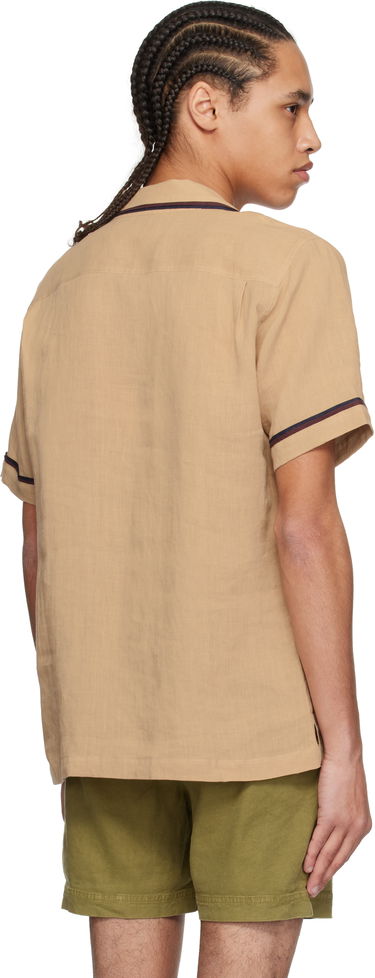 Košeľa Orlebar Brown Orlebar Brown Maitan Linen Resort Shirt Béžová | 280304, 2