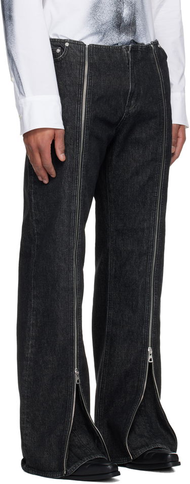 Džínsy Jean Paul Gaultier Jean Paul Gaultier Zipped Jeans Čierna | 25/04-W-TR041-D016-06, 4