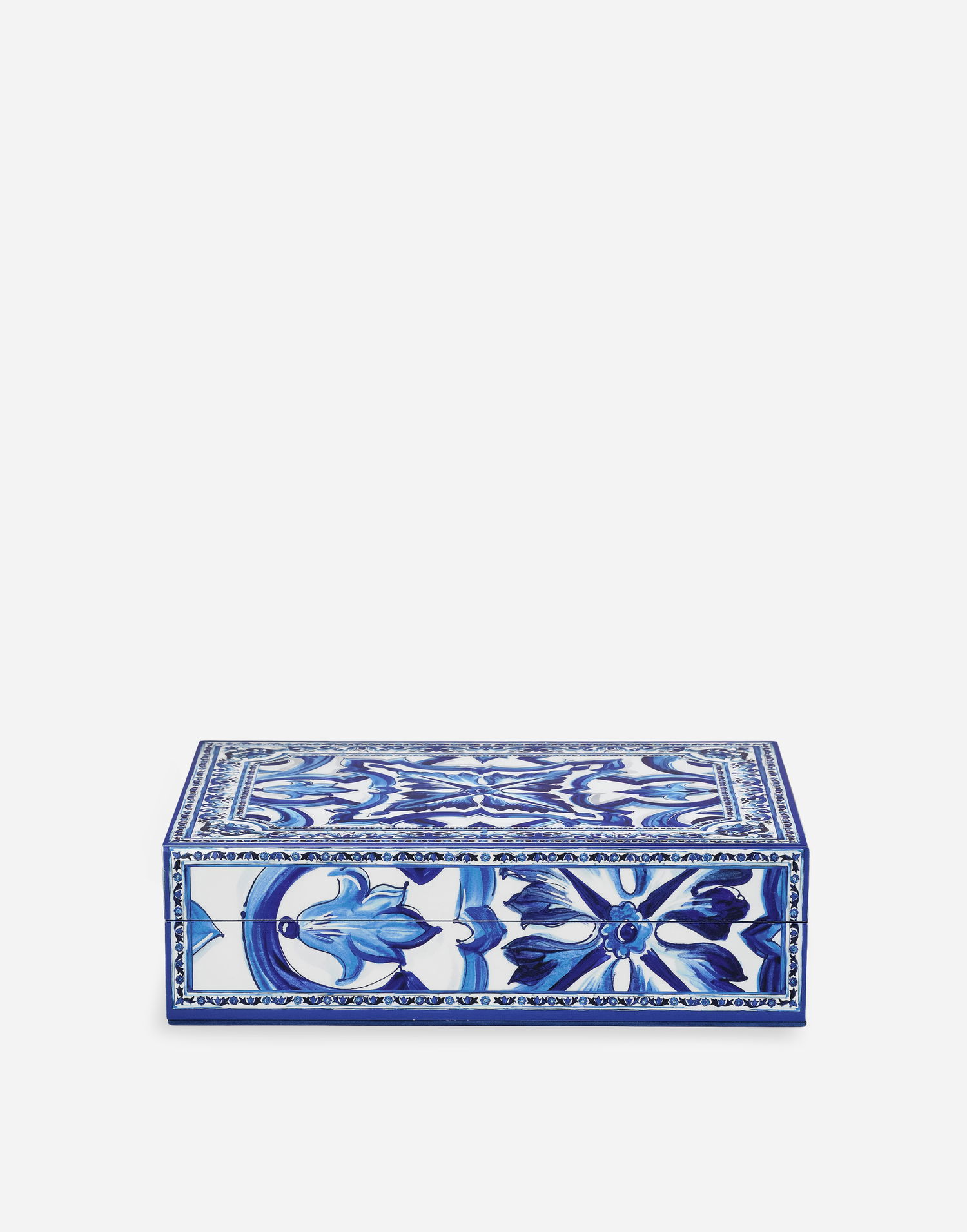 Home decor Dolce & Gabbana Dolce & Gabbana Large Decorated Plexiglass Box Onesize Modrá | TCC201TCAMYUB008, 1
