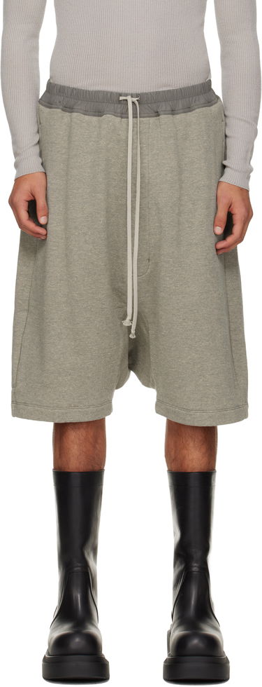 Šortky Rick Owens DRKSHDW Concordians Drawstring Pods Shorts Šedá | DU02E7380 FGM, 0