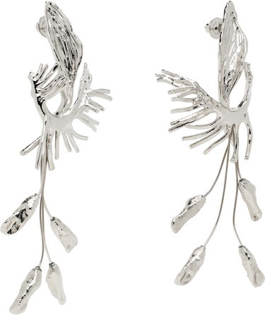 Náušnice Dries Van Noten Dries Van Noten Graphic Drop Earrings Metalická | 251-018213-046, 1