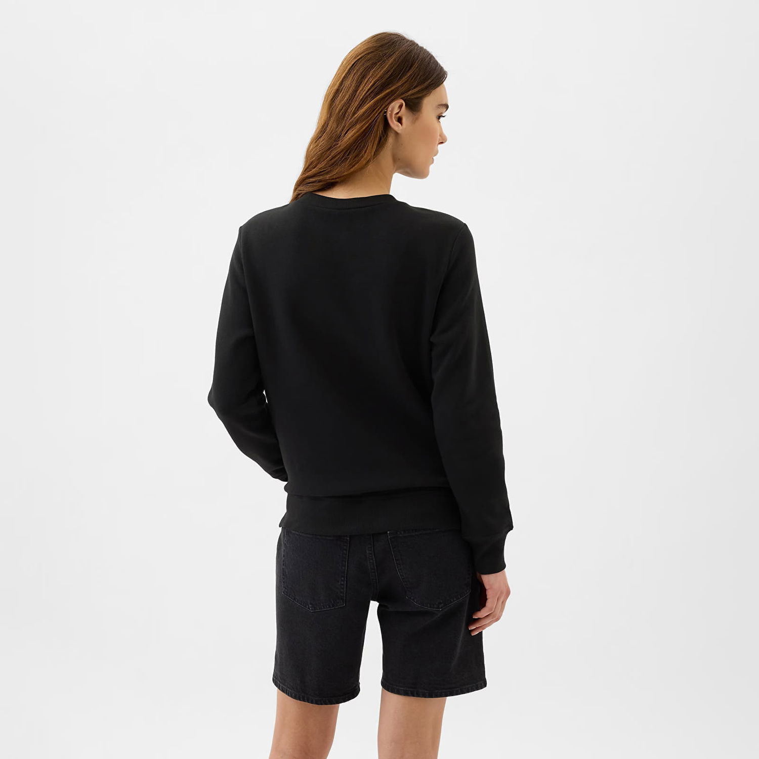 Mikina GAP Logo Sweatshirt True Black V2 Čierna | 885265-02, 1