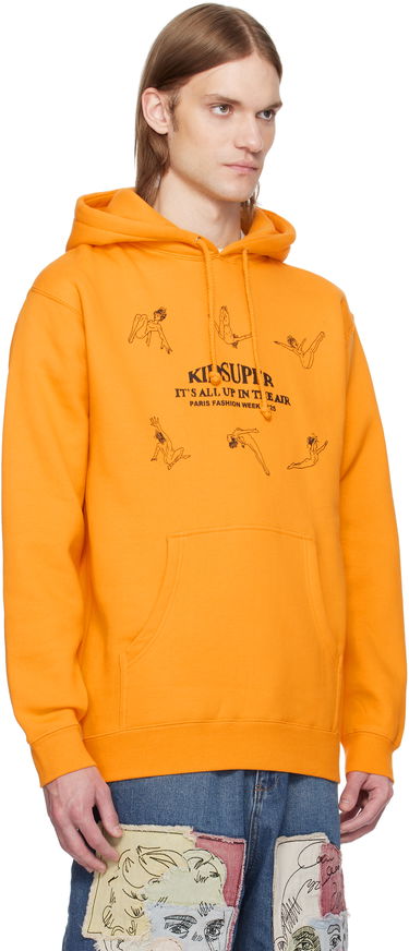Mikina KidSuper KidSuper 'It's All Up In Air' Acrobats Hoodie Oranžová | SS25-HD-05, 1