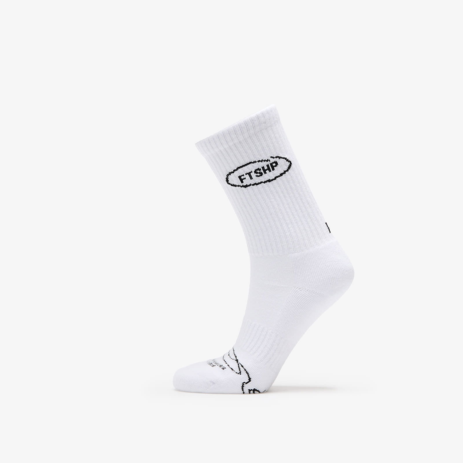 Basic Crew Socks 3-Pack Black/ White/ Grey