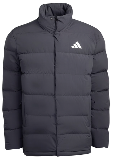 Prešívaná bunda adidas Originals Helionic Mid-Length Down Puffer Jacket Šedá | jn2092, 2