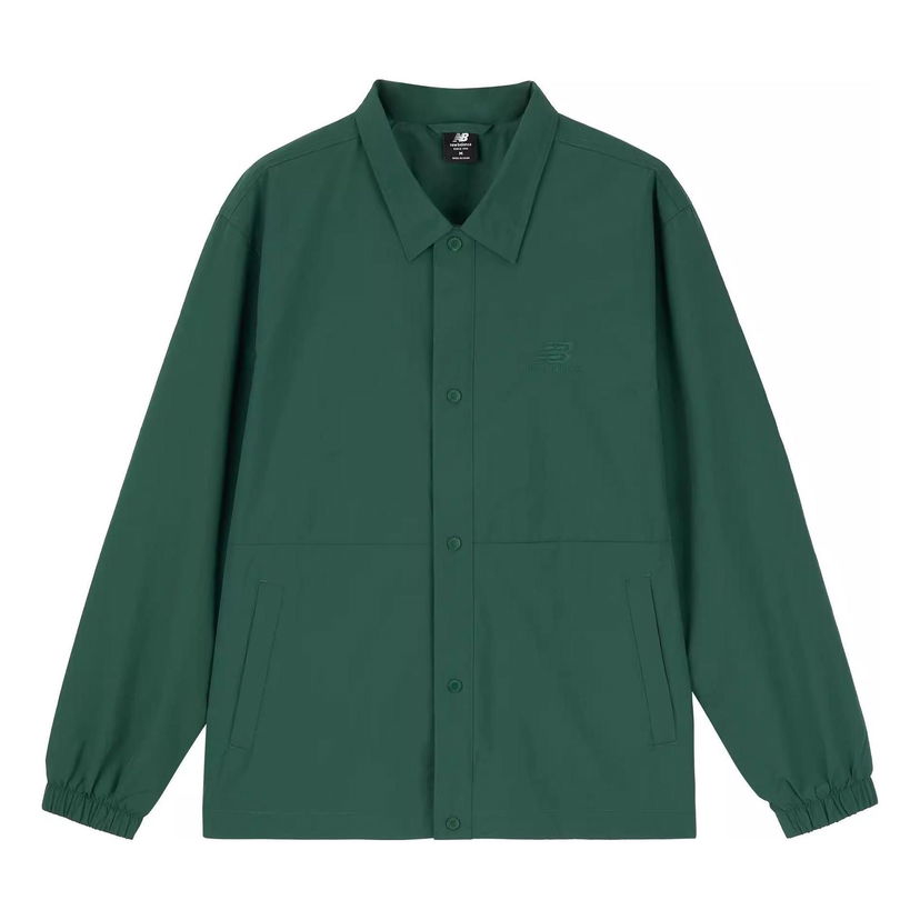 Vetrovka New Balance NBX Urban Remix Coach Jacket Zelené | AMJ33360-NWG