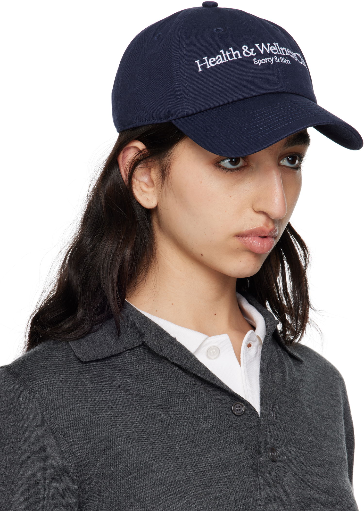 Šiltovka Sporty & Rich Sporty & Rich H&W Crest Cap Navy | AC040612241BL106, 1