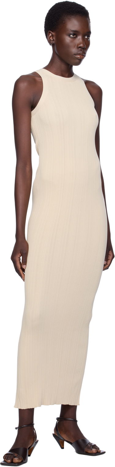 Šaty TOTEME TOTEME Seamless Rib Tank Maxi Dress Béžová | 242-WRD2305-YA0076, 3