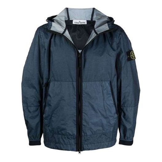 Vetrovka Stone Island Hooded TC Jacket Modrá | 741540523-V0024, 0