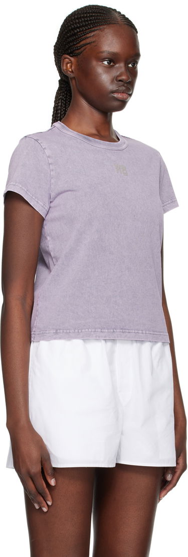 Tričko Alexander Wang Alexander Wang Faded T-Shirt Fialová | 4CC3221358, 1