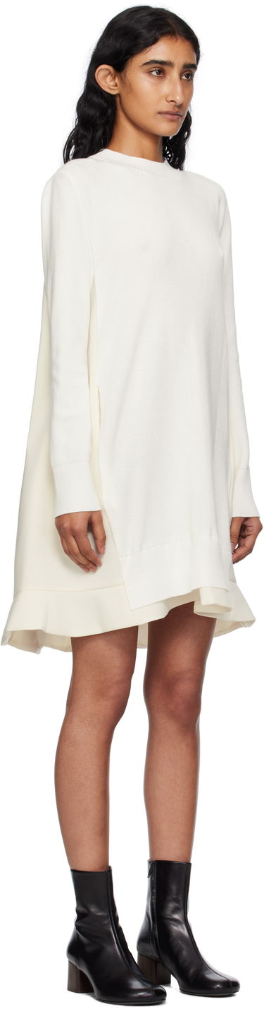 Šaty sacai Sacai Suiting Mix Knit Minidress Čierna | 25-07952, 4