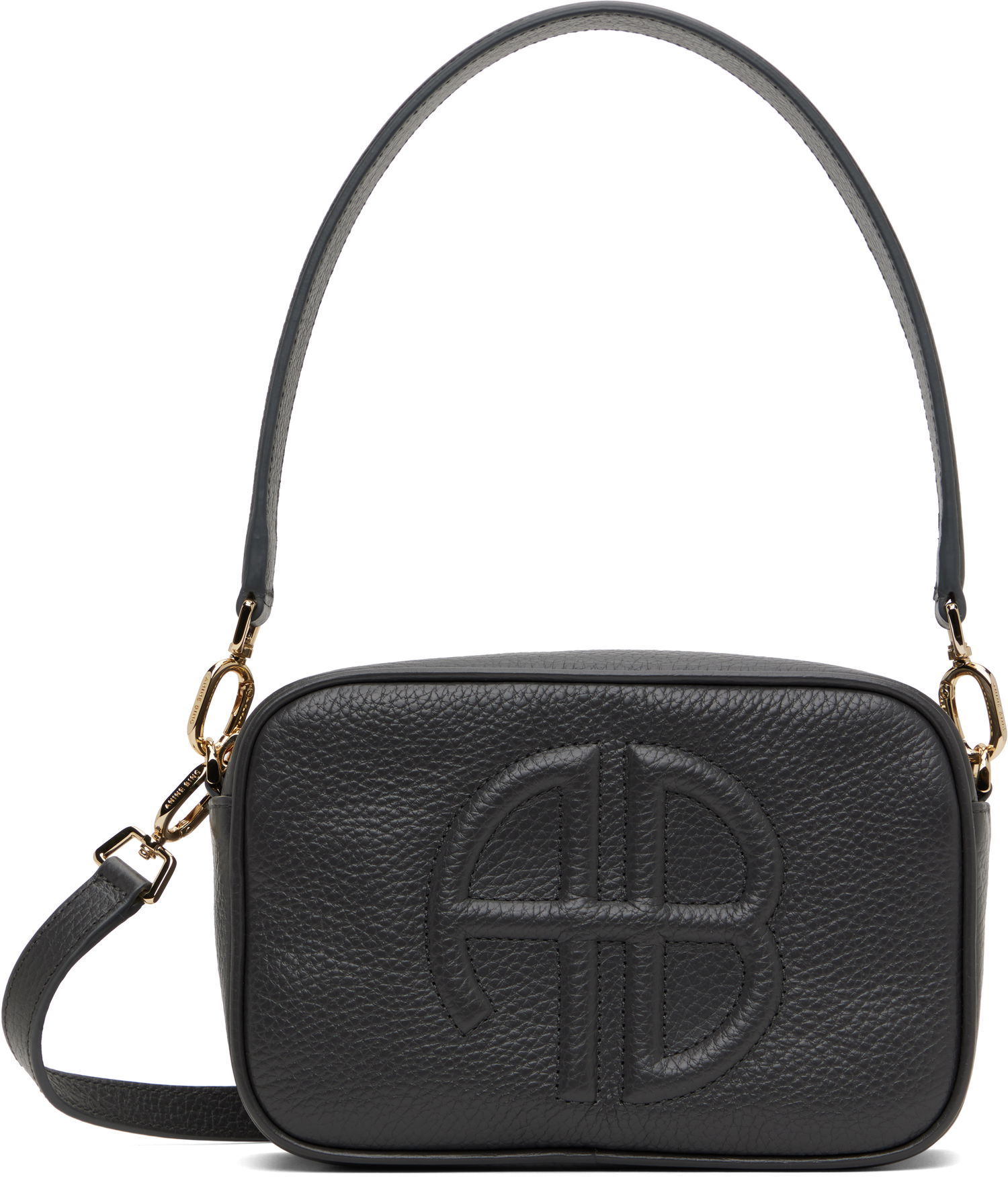 Taška cez rameno Anine Bing Anine Bing Lili Crossbody Bag Čierna | A-13-10482-GRY1, 0