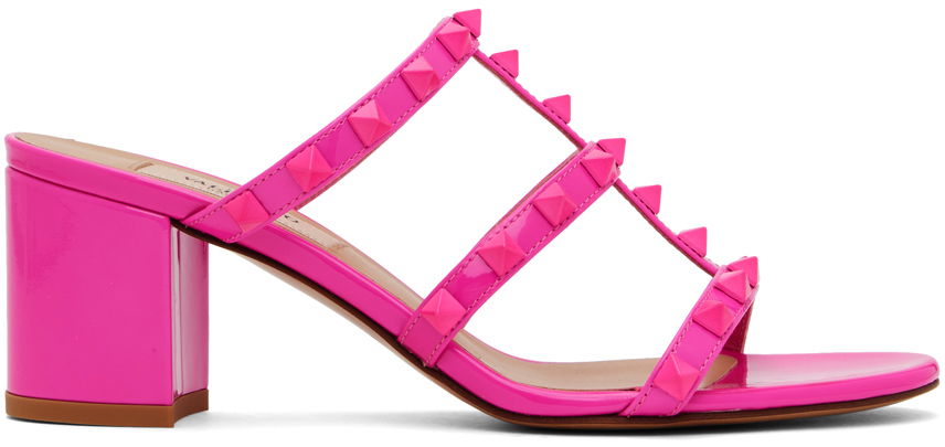 Šaty Valentino Valentino Garavani Rockstud Heeled Sandals Ružová | 3W2S0C47YPX, 0