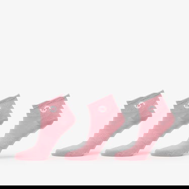 Ponožky Footshop Ankle Socks 3-Pack Pink Ružová | FTSHP_376, 0