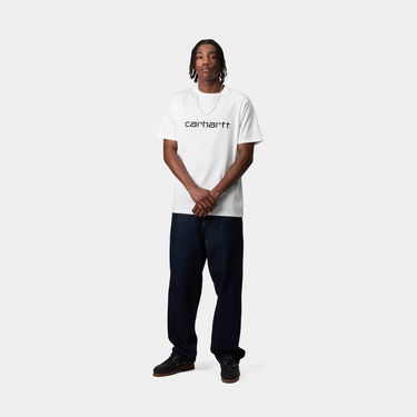 Tričko Carhartt WIP Script Short Sleeve T-Shirt Biela | I035700_8, 2