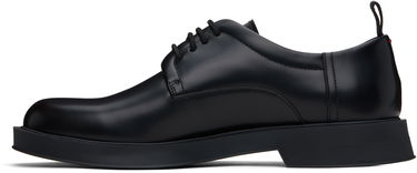 Tenisky a topánky BOSS Hugo Brush-Off Leather Derbys Čierna | 50541841, 2