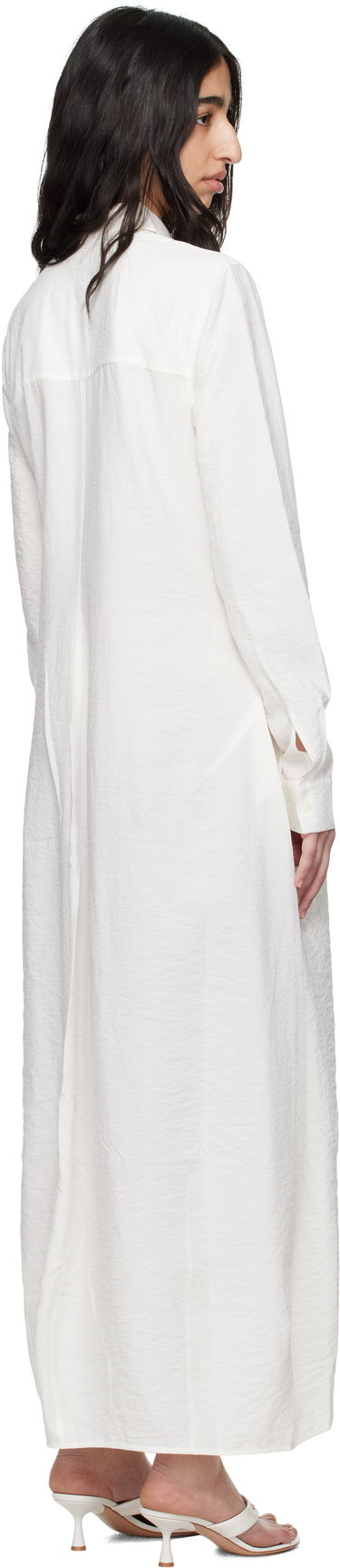 Šaty TOTEME TOTEME Parachute Shirt Maxi Dress Biela | 251-WRD4489-FB0368, 2