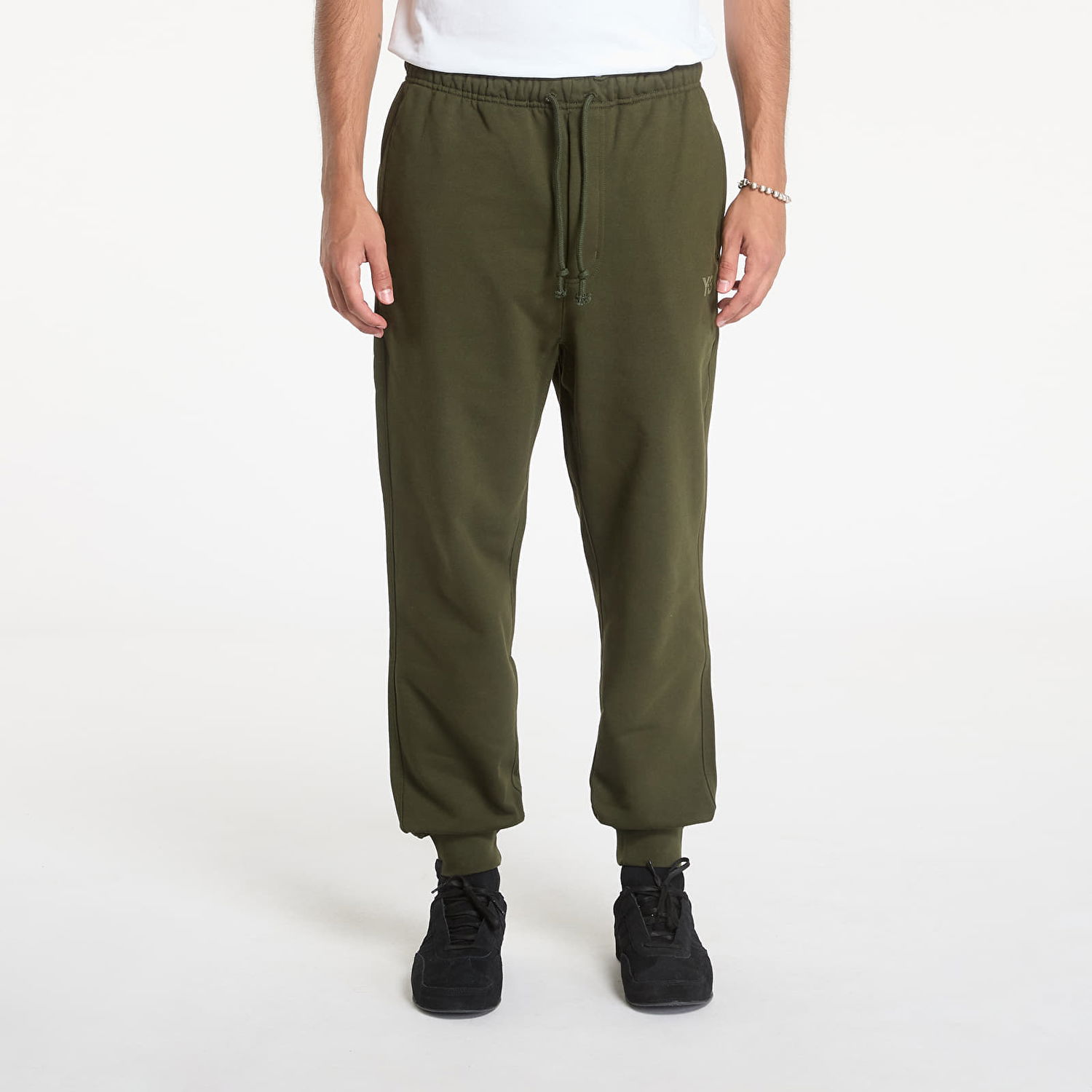 Tepláky Y-3 Brushed Terry Cuffed Pant Night Cargo Zelené | JJ4217, 0