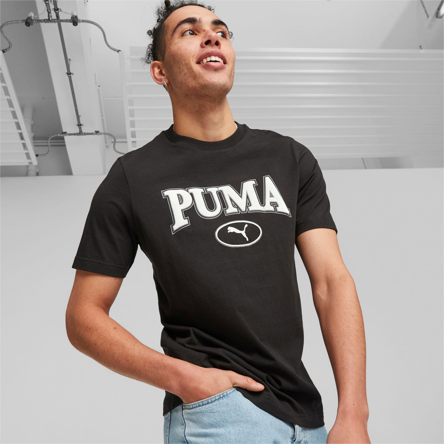 Tričko Puma SQUAD Čierna | 676013_01, 1