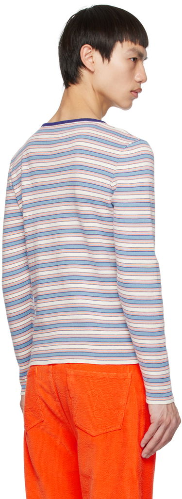 Tričko ERL ERL Striped Embroidered Long Sleeve T-Shirt Rôznofarebný | ERL06N006, 2