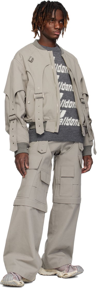Bomber bunda We11done We11done Double Layered MA-1 Bomber Jacket Šedá | WD-JP0-25-032-U-GY, 3