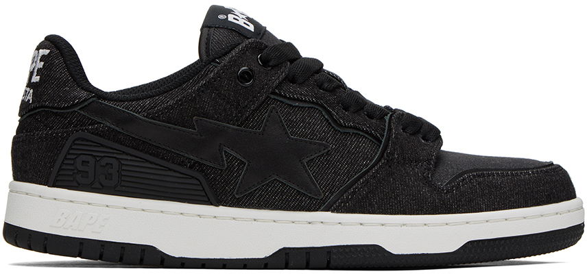 Tenisky a topánky BAPE Sk8 Sta Denim "Black" Čierna | 1J20191005, 0