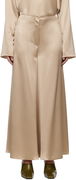 Nanushka Zaniah Satin Wide-Leg Trousers