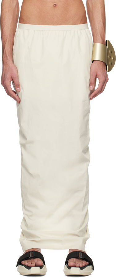 Sukňa Rick Owens Rick Owens Hollywood Soft Pillar Long Skirt Béžová | RU01E5301 P, 0