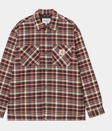 Košeľa Carhartt WIP Carhartt WIP Cronyn Check Shirt Jacket Vínová | I035312_9, 0
