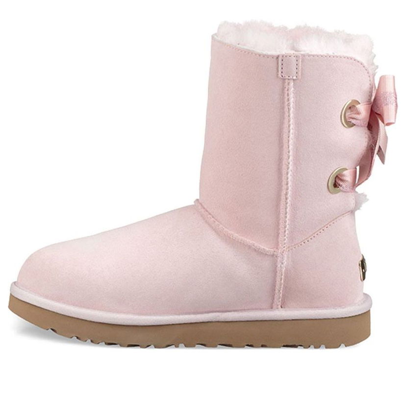 Tenisky a topánky UGG Bailey Bow Short Fleece Lined Boots Ružová | 1098075-SLPN