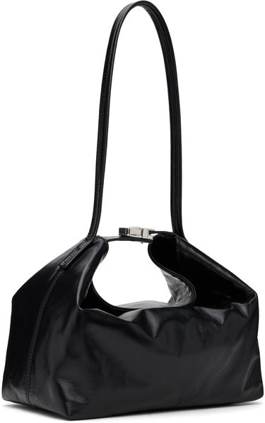 Kabelka BY FAR Bea Creased Leather Shoulder Bag Čierna | MWBSB052LL002BK001PL, 2