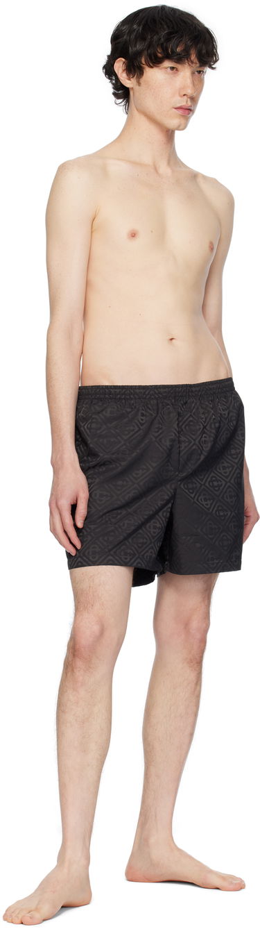 Plavky Casablanca Casablanca Jacquard Swim Shorts Čierna | MPS25-TR-224-04, 4