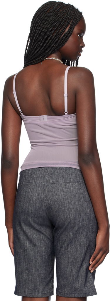 Tielko Miaou Miaou Enzo Lace Trim Tank Top Fialová | 7092PM1SMO, 2