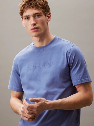 Tričko CALVIN KLEIN Calvin Klein Graphic Short Sleeve T-Shirt Modrá | LVGMS5K182-T0Z, 1