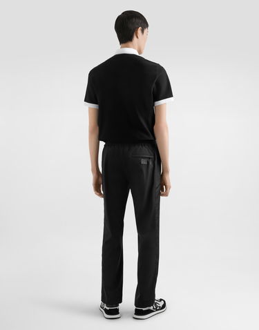 Nohavice Dolce & Gabbana Dolce & Gabbana Structured Wool Canvas Trousers Čierna | GP14UTFURK8N0000, 2