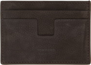 Peňaženka Tom Ford TOM FORD Nubuck Money Clip Card Holder Hnedá | Y0341-LCL449G, 0