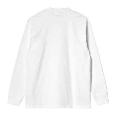 Mikina Carhartt WIP Long Sleeve WIP T-Shirt Biela | I034645_19, 2