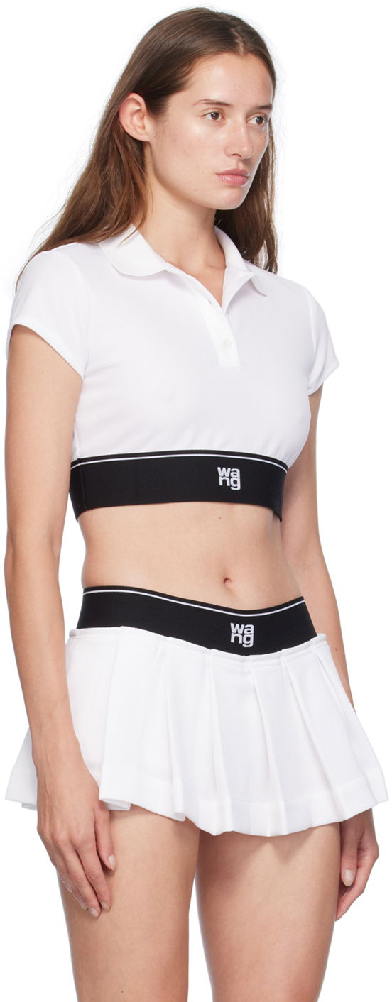 Sukňa Alexander Wang Alexander Wang Cheerleader Polo Biela | 4CC3241497, 1