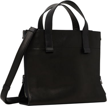 Tote bag Yohji Yamamoto Zipper Leather Shoulder Bag Čierna | DA-I80-796, 2