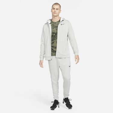 Mikina Nike Dri-FIT Full-Zip Training Hoodie Šedá | CZ6376-063, 2